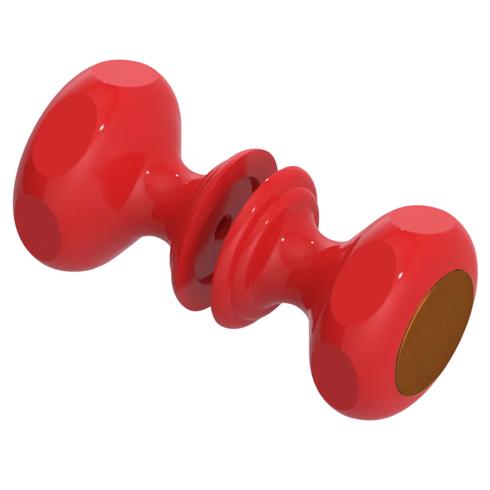 Rubinet Shower Door Knob (set) Red