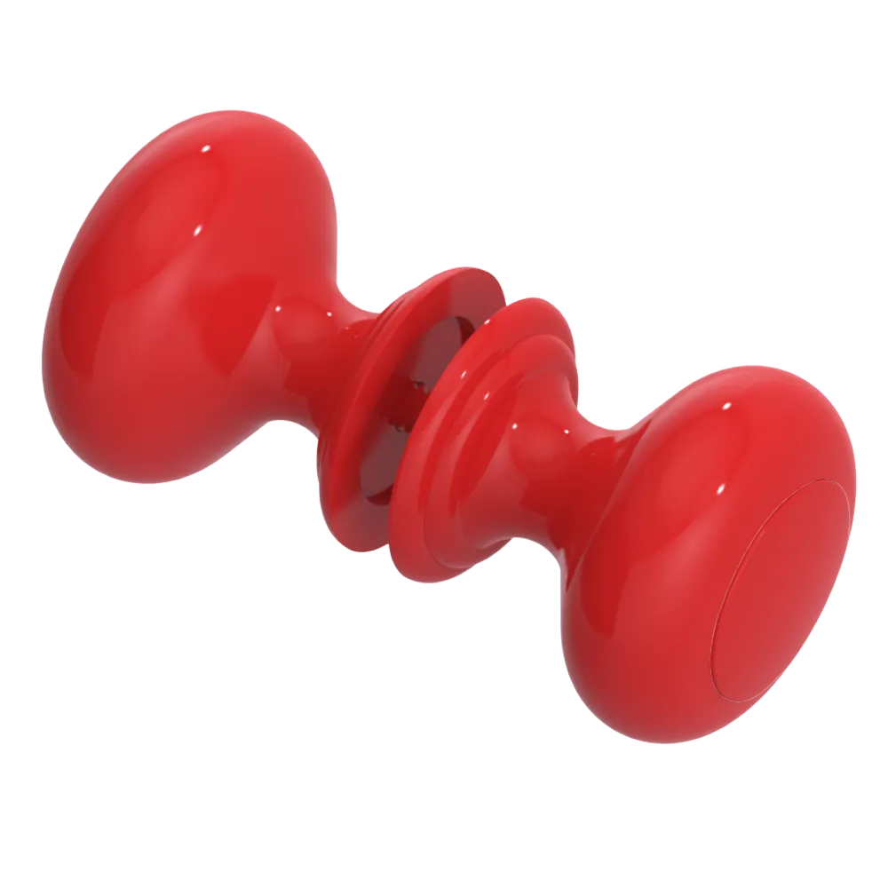 Rubinet Shower Door Knob (set) Red