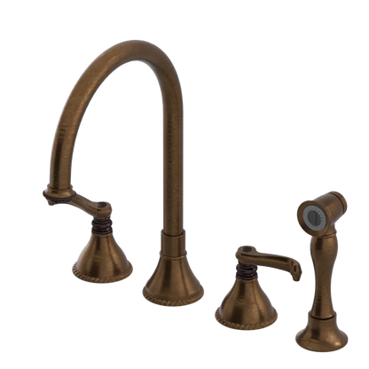 Rubinet Widespread Kitchen Set with Hand Spray Oil Rubbed Bronze