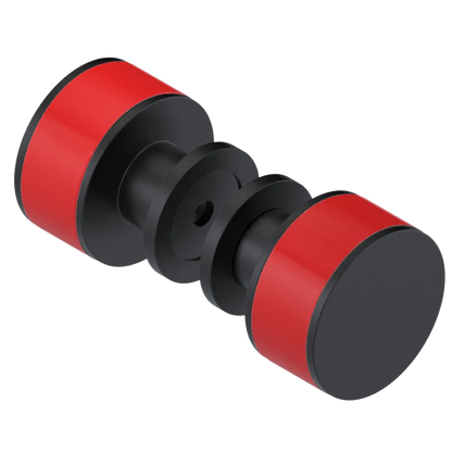 Rubinet Shower Door Knob (set) Matt Black