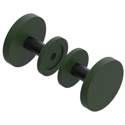 Rubinet Shower Door Knob (set) Green Envy
