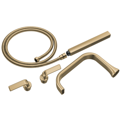 Brizo Two Handle Tub Filler Trim Kit With Twist Lever Handles