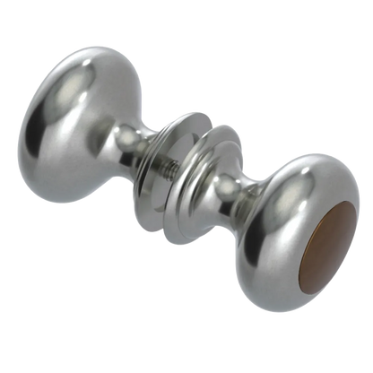Rubinet Shower Door Knob (set) Satin Nickel