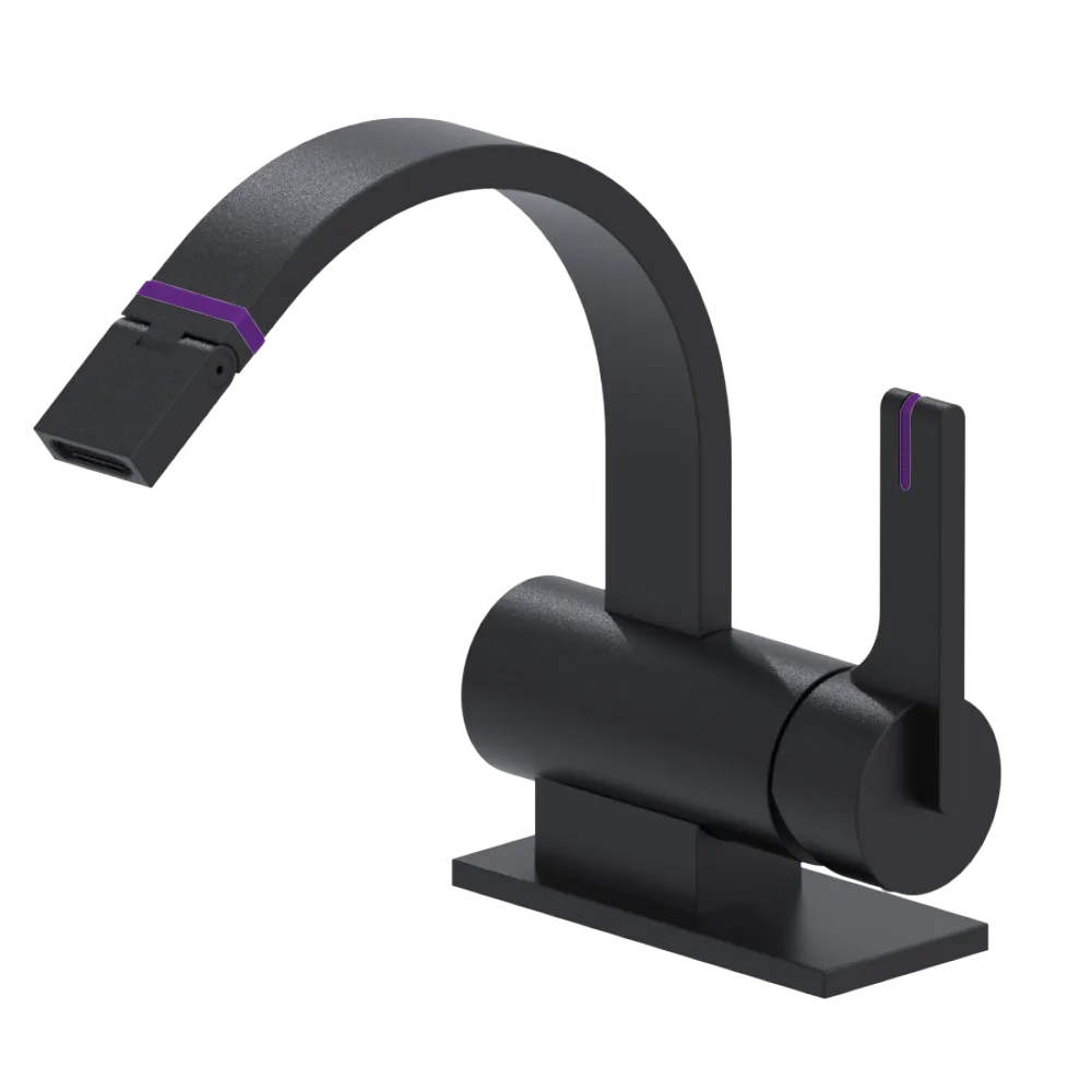 Rubinet Single Control Bidet Fitting (less drain) Matt Black