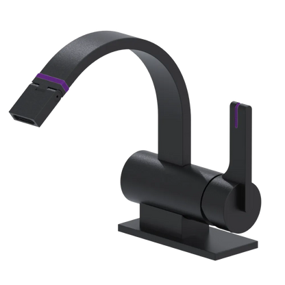 Rubinet Single Control Bidet Fitting (less drain) Matt Black