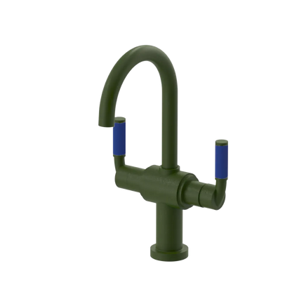 Rubinet Single Hole Dual Handle Lav. Set. (less drain) Green Envy