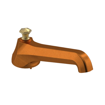 Rubinet Tub Filler Spout Deck Mount Antique Copper Matt