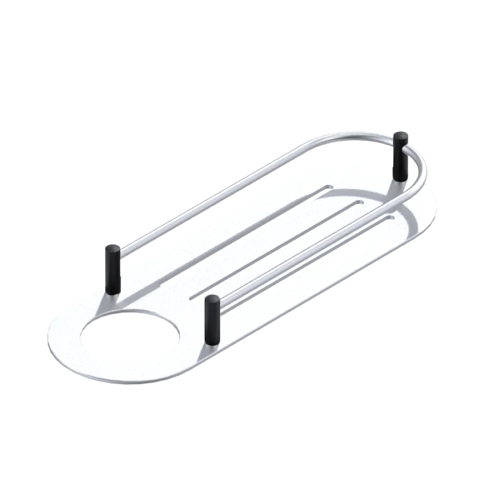 Rubinet Shelf Only Satin Chrome