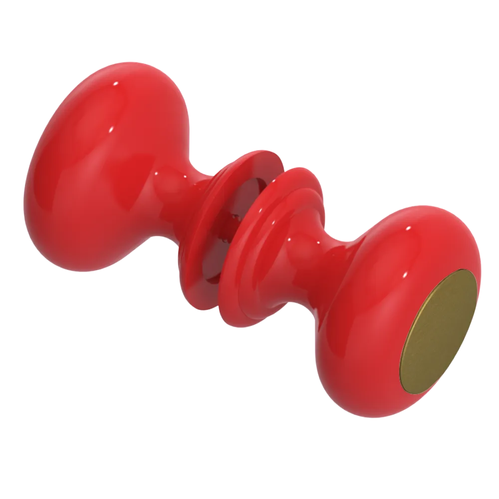 Rubinet Shower Door Knob (set) Red
