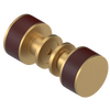 Rubinet Shower Door Knob (set) Satin Gold
