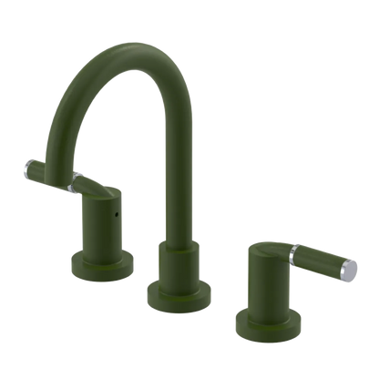 Rubinet Widespread Lav set (less drain) Green Envy