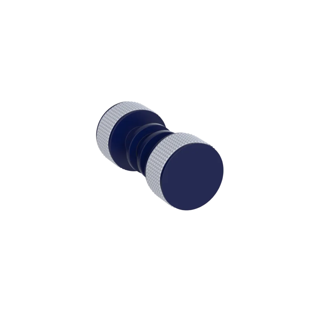 Rubinet Shower Door Knob (set) Midnight Blue