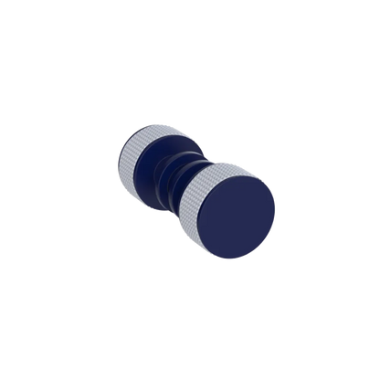 Rubinet Shower Door Knob (set) Midnight Blue