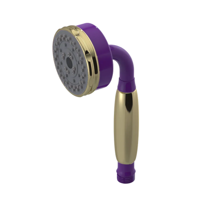 Rubinet 3 Function Hand Held Shower Only Purple Haze
