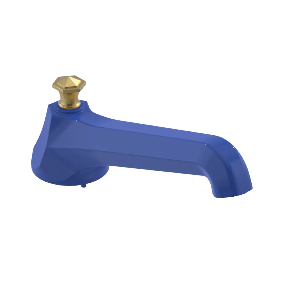 Rubinet Tub Filler Spout Deck Mount Blu Jean
