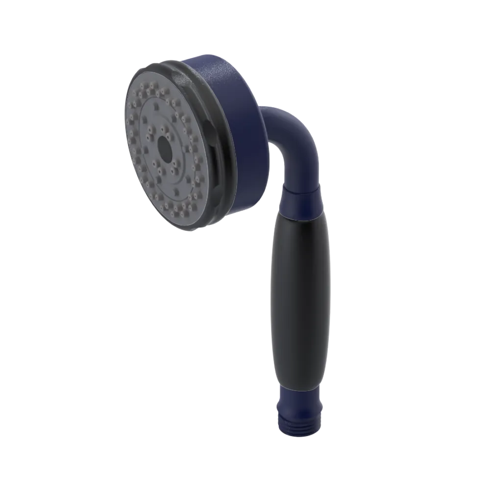 Rubinet 3 Function Hand Held Shower Only Midnight Blue