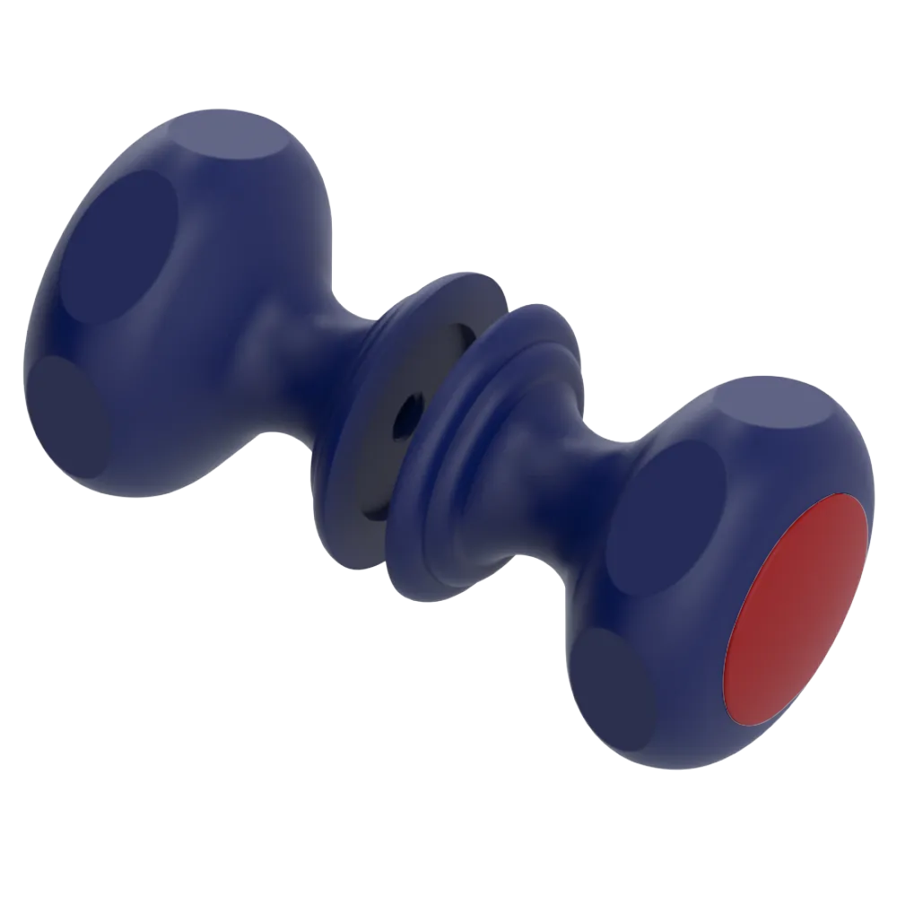 Rubinet Shower Door Knob (set) Midnight Blue