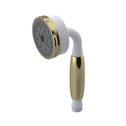 Rubinet 3 Function Hand Held Shower Only Matt White