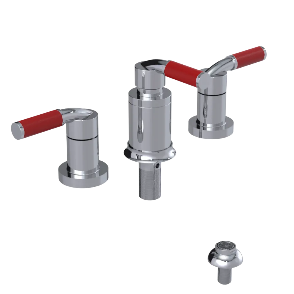 Rubinet Bidet Fitting with Spray, Diverter, and Vacuum Breaker (less drain) Chrome
