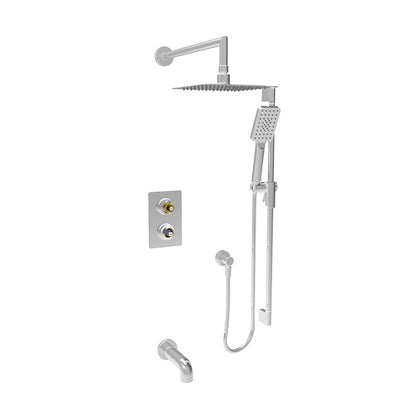 Baril Complete pressure balanced shower kit without handle