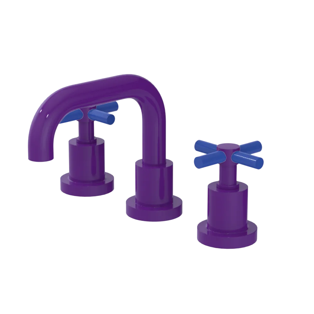 Rubinet Widespread Lav. Set. (less drain) Purple Haze