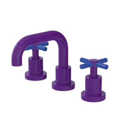 Rubinet Widespread Lav. Set. (less drain) Purple Haze