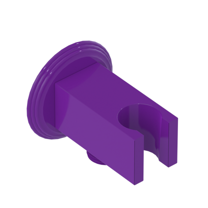 Rubinet Wall Bracket with Integral Supply with 1/2" NPT x 1/2" NPSM x 3" Nipple Purple Haze