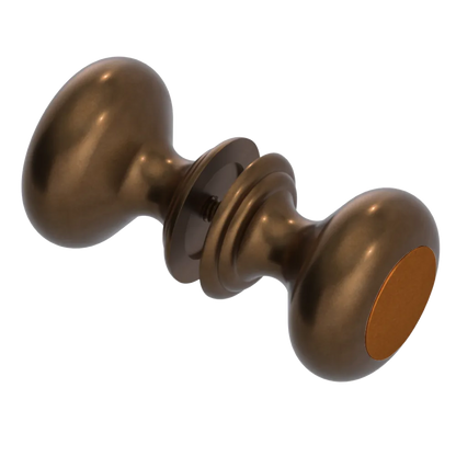 Rubinet Shower Door Knob (set) Tuscan Brass