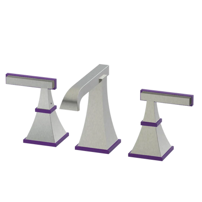 Rubinet Widespread Lav. Set. (less drain) Satin Nickel