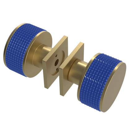 Rubinet Shower Door Knob (set) Satin Brass