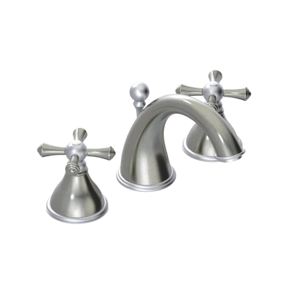 Rubinet Widespread Lav. Set. (less drain) Satin Nickel
