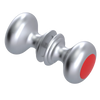 Rubinet Shower Door Knob (set) Satin Chrome