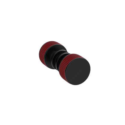 Rubinet Shower Door Knob (set) Matt Black