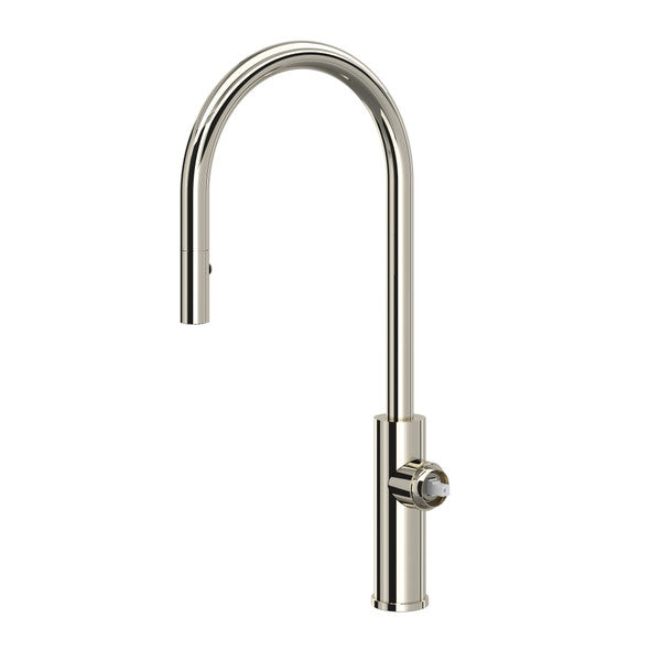 ROHL Eclissi Pull-Down Kitchen Faucet With C-Spout Less Handle