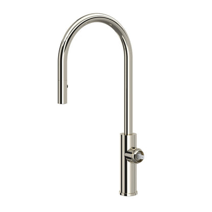 ROHL Eclissi Pull-Down Kitchen Faucet With C-Spout Less Handle
