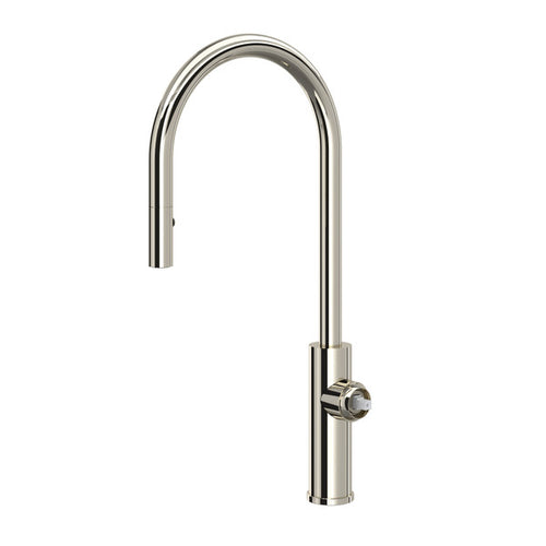ROHL Eclissi Pull-Down Kitchen Faucet With C-Spout Less Handle