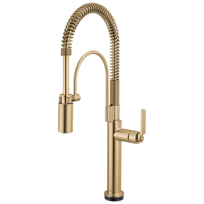 Brizo Smarttouch Semi Professional Kitchen Faucet Industrial Handle