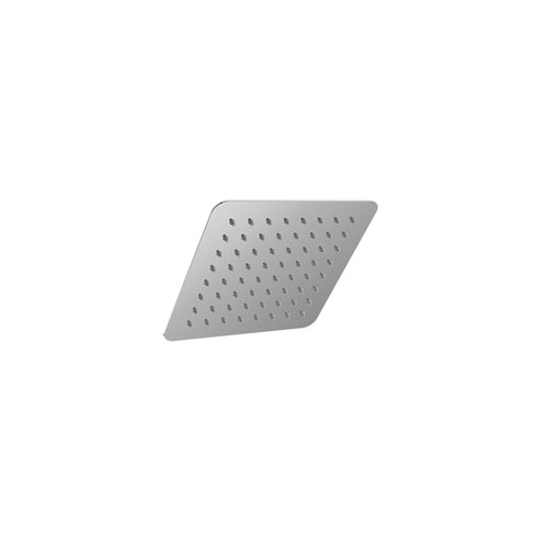 Baril Square 8" anti-limestone shower head
