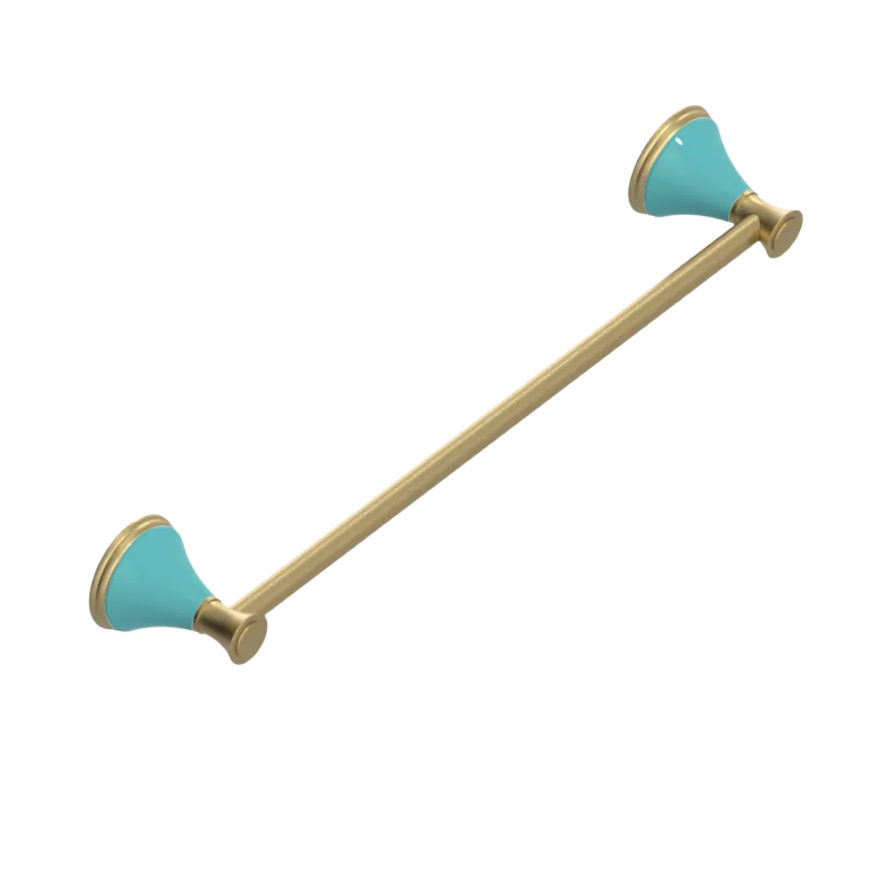 Rubinet Towel Bar 18" Satin Brass