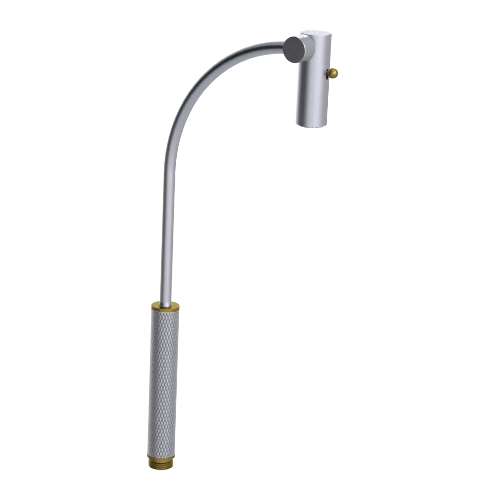 Rubinet Hand Held Shower Bidet Only Satin Chrome