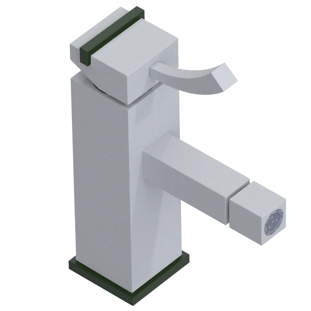 Rubinet Single Control Bidet Fitting (less drain) Matt White