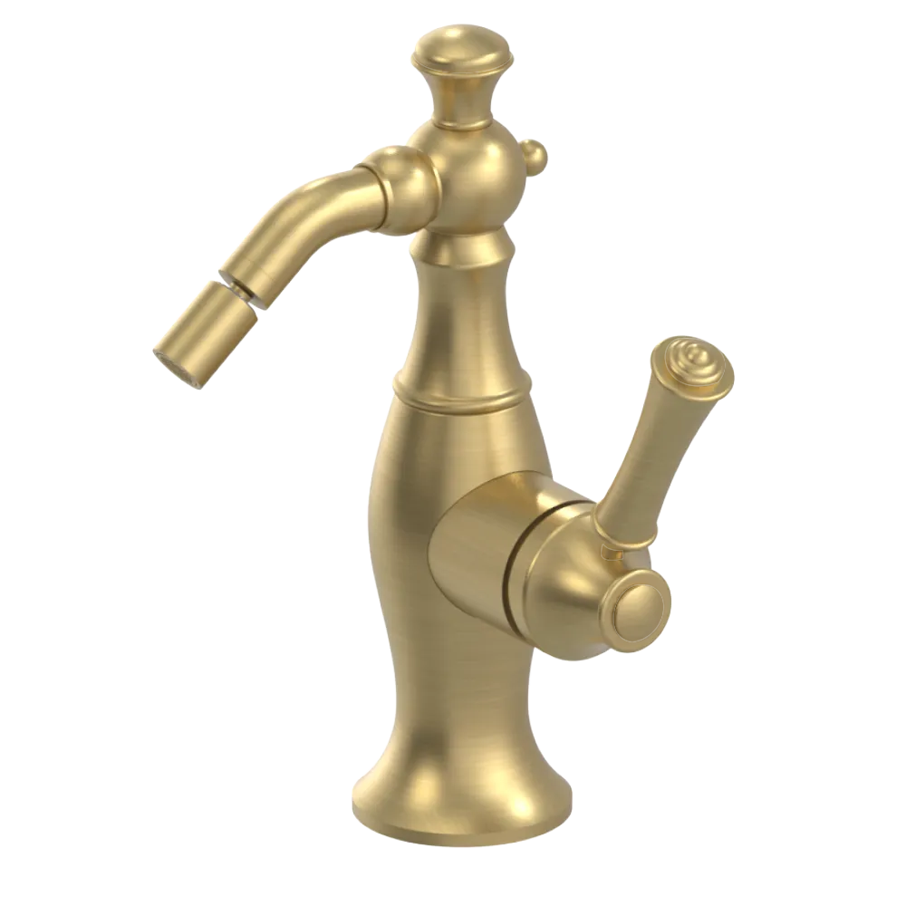 Rubinet Single Control Bidet Fitting (less drain) Satin Gold