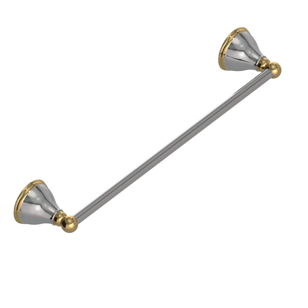 Rubinet Towel Bar 18" Polished Nickel