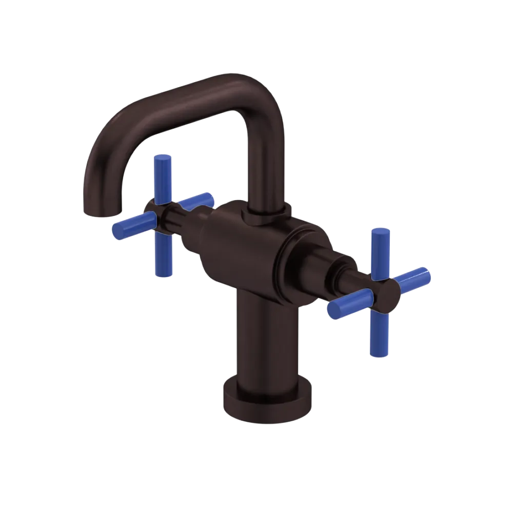 Rubinet Single Hole Dual Handle Lav. Set. (less drain) Oil Rubbed Bronze