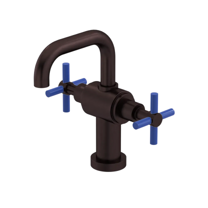 Rubinet Single Hole Dual Handle Lav. Set. (less drain) Oil Rubbed Bronze
