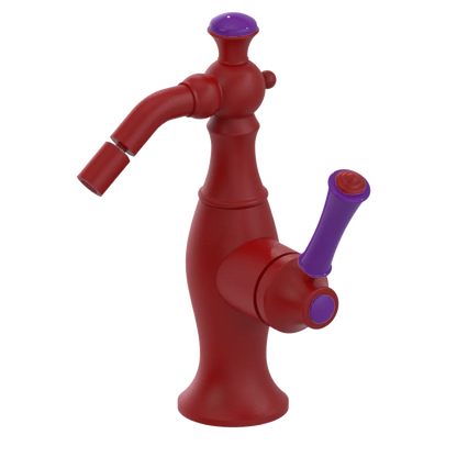 Rubinet Single Control Bidet Fitting (less drain) Maroon