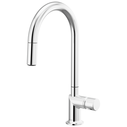 Brizo Pull Down Faucet With Arc Spout Less Handle