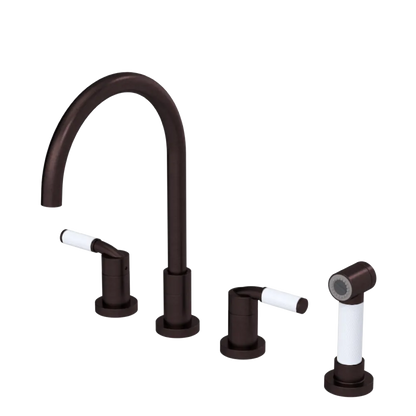 Rubinet Widespread Kitchen Set with Hand Spray Oil Rubbed Bronze