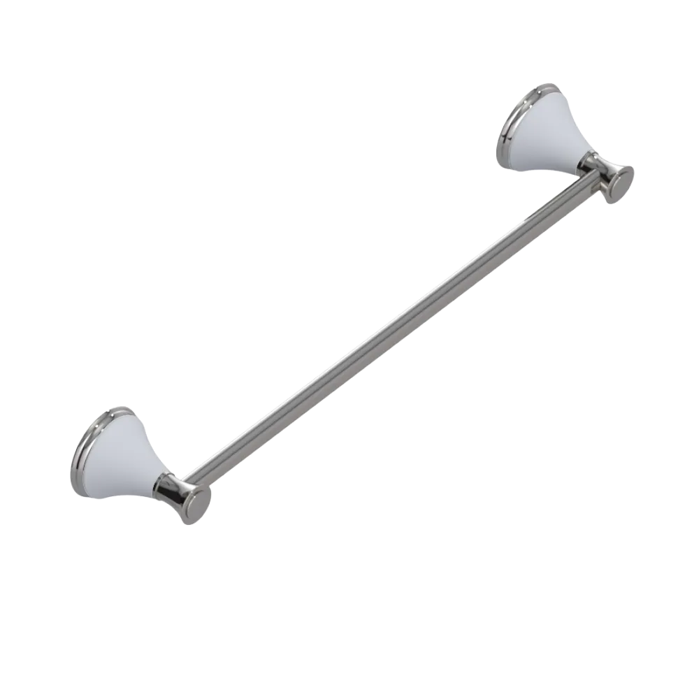 Rubinet Towel Bar 18" Polished Nickel