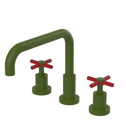 Rubinet Widespread Kitchen Set Green Envy